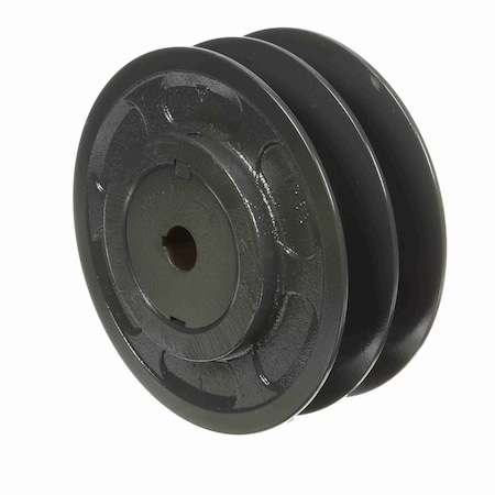 Browning 2 Groove Cast Iron Finish Bore Fhp Variable Pitch Sheave, 2VP65X3/4 2VP65X3/4